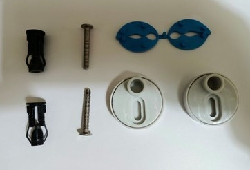 NKP KAPAK MENTEŞESİ (PASLANMAZ VİDA)